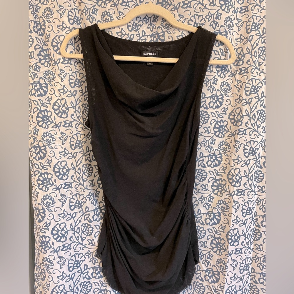 Express Ruched Sleeveless Top S
